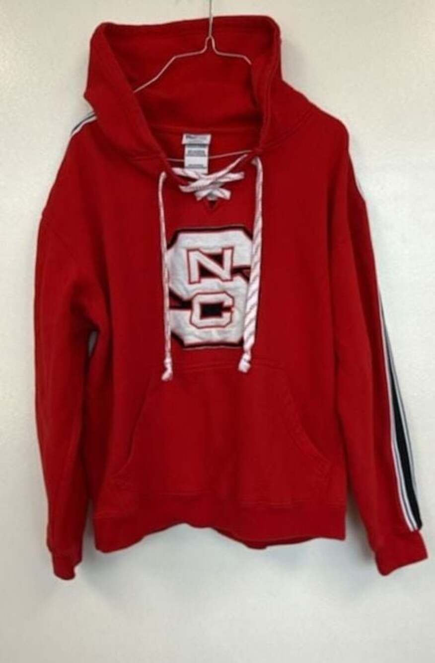 NC State Wolfpack Pro Edge Hockey Lace-Up Pullover Hoodie